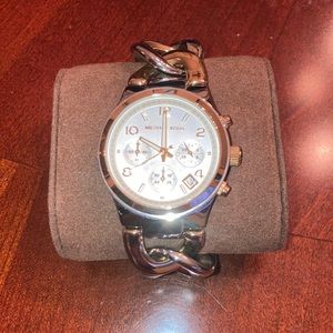 Michael Kora Gold and Silver Watch
